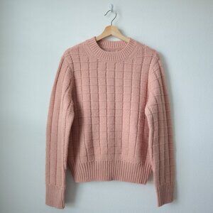 American Eagle Waffle Crewneck Sweater | S